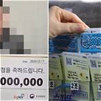 korea lottery prize